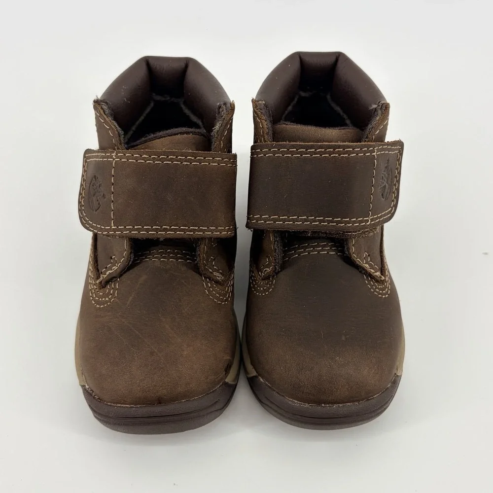 TIMBERLAND EARTHKEEPERS BOOTS HOOK‎ AND LOOP TODDLER Size 4 SHOES 2588R